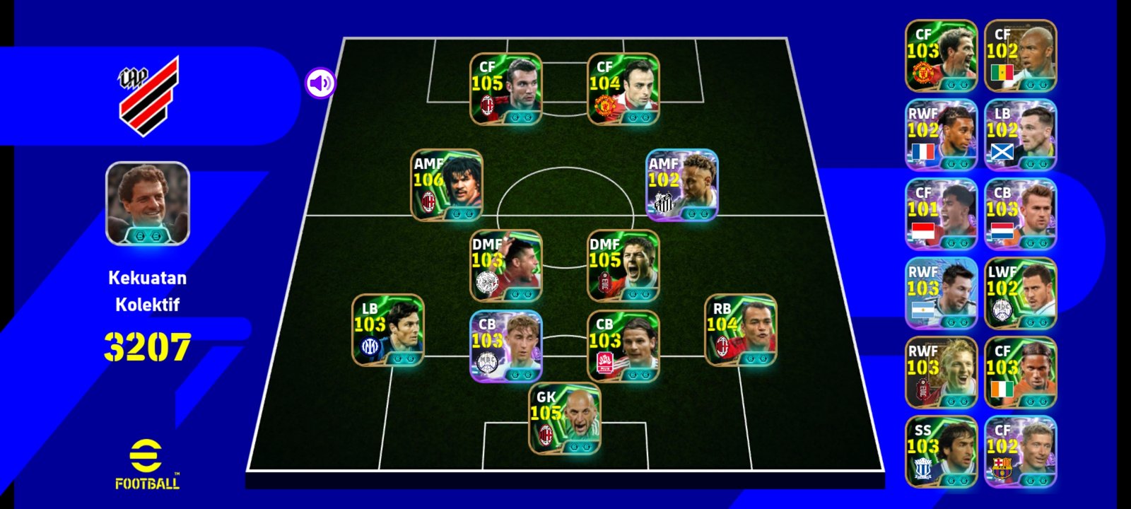 4 epik milan gullit cs dll, pemain 271 no base, indo aman