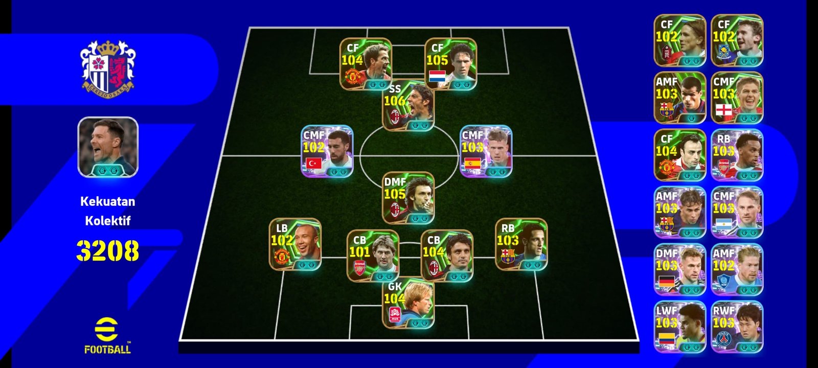 RUI COSTA, PIRLO, ODDO, MERATA