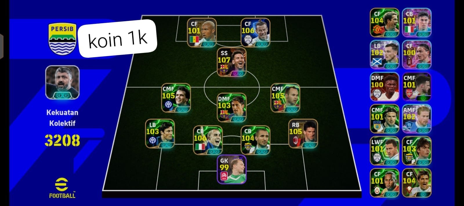 BALE BIRU X MESSI BLITZ