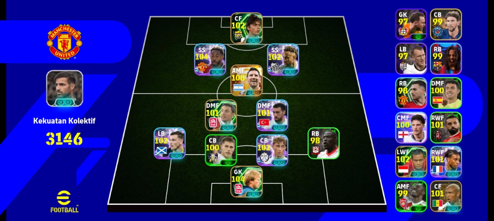 Messi Bigtime, Cunha Showtime