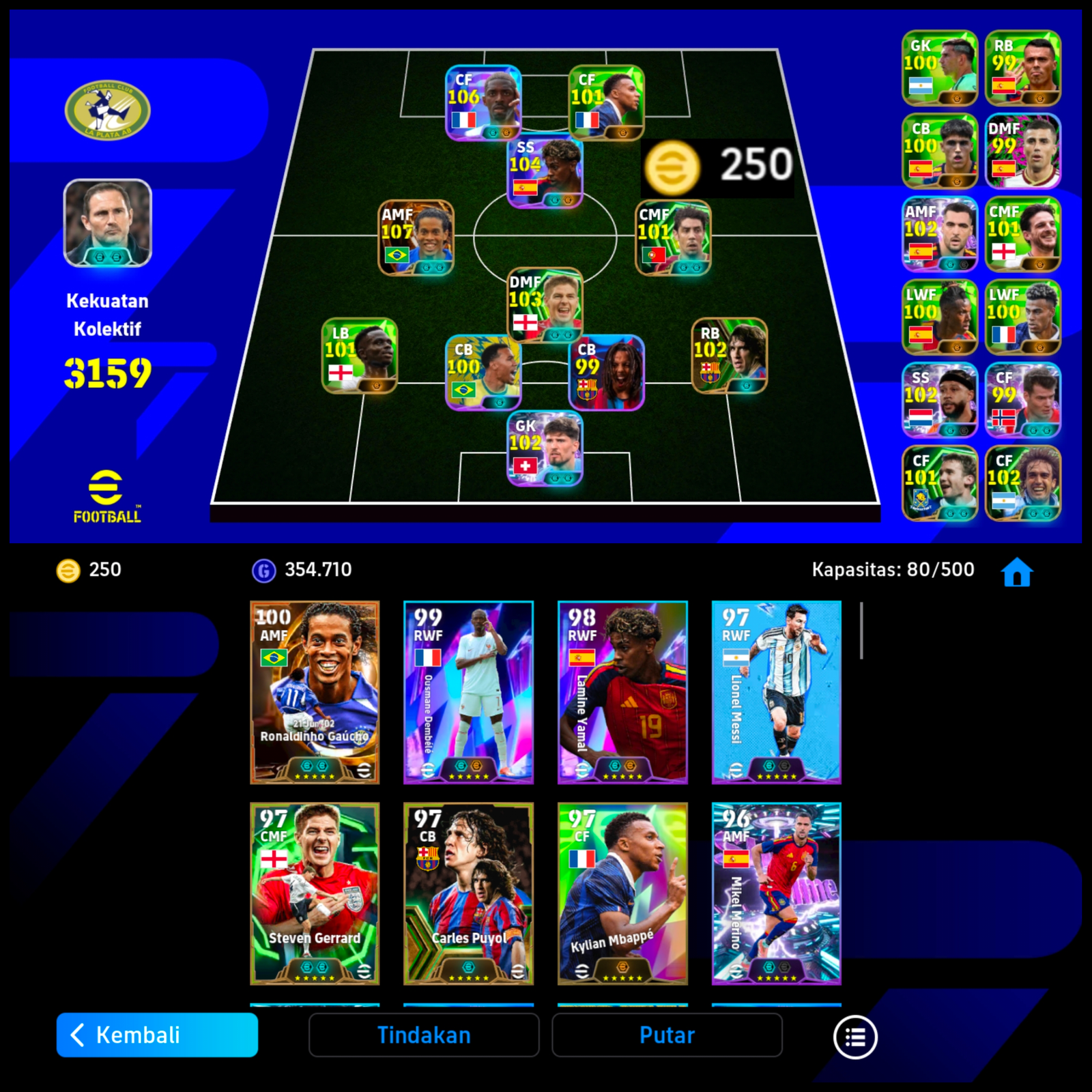 Dembele + Yamal + Ronaldinho
