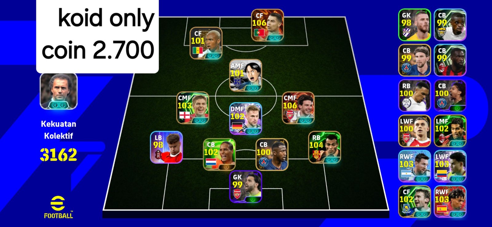 CR7 BT X RICE BT + COIN 2.800