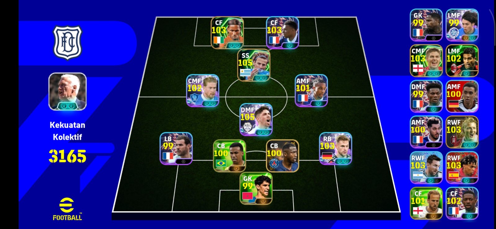 PACK FRANCE + VALFERDE + DROGBA