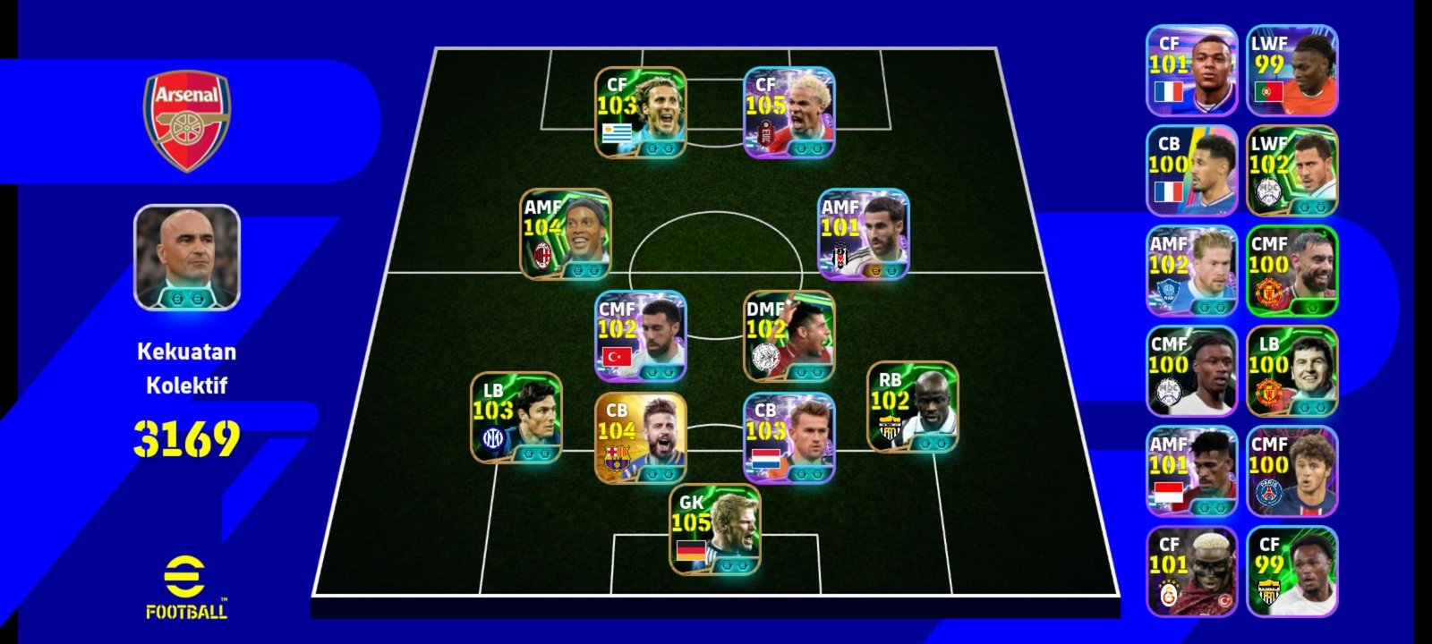 thuram epic pique nostalgia epic forlan epic rafa silva epic kambuaya epic raul big time