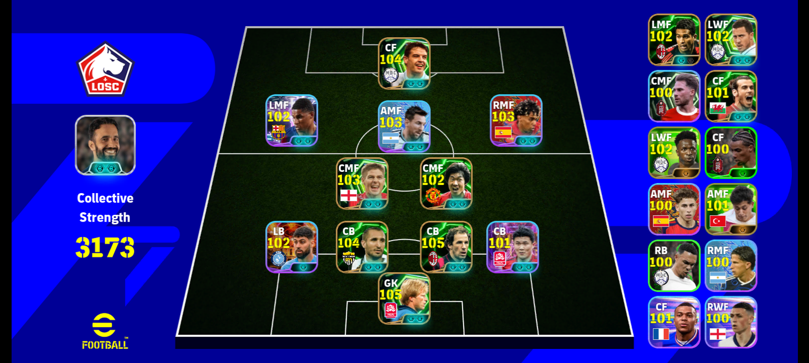 Squad Merata full db