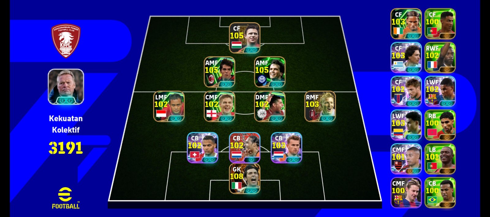 BUFFON - KAKA - PUSKAS - ATEP & PACK BELANDA