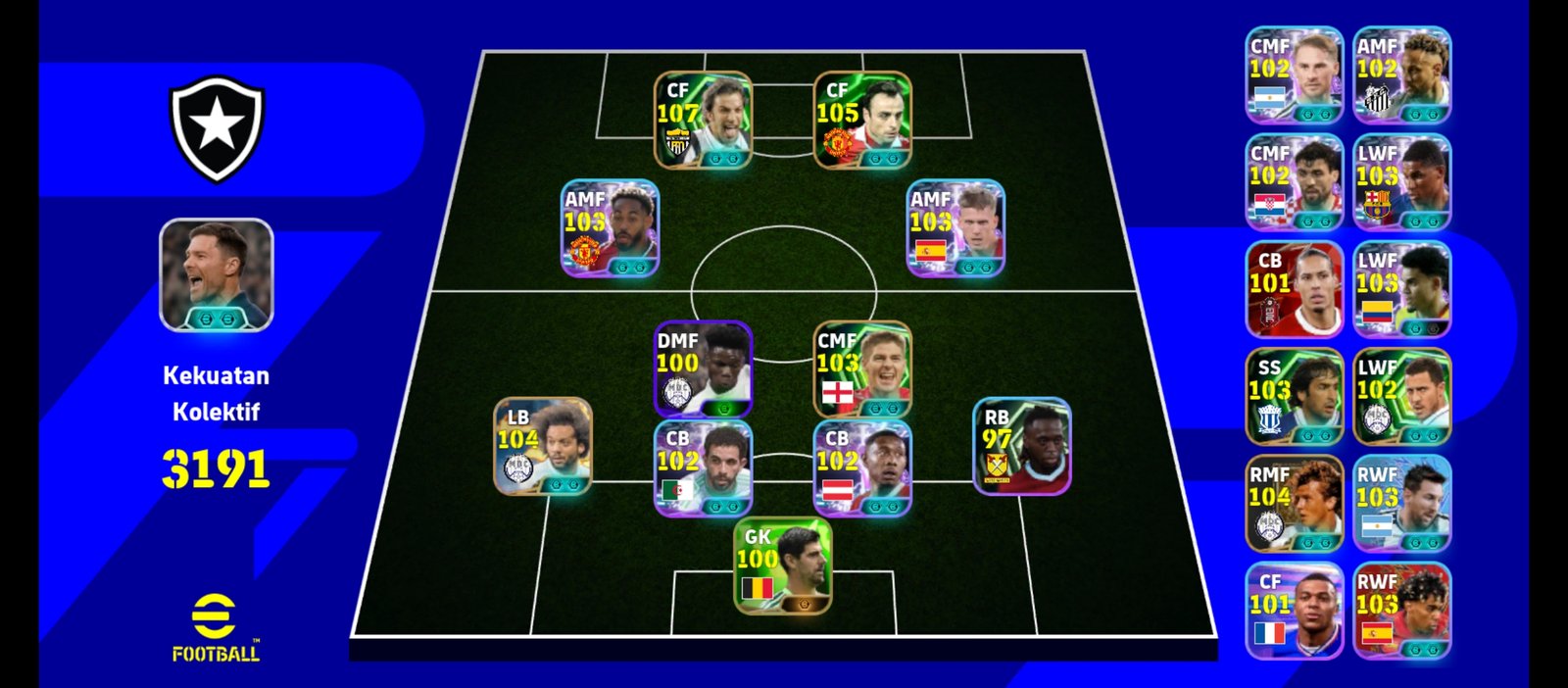 Delpiero top tier ft 4 DB gacha