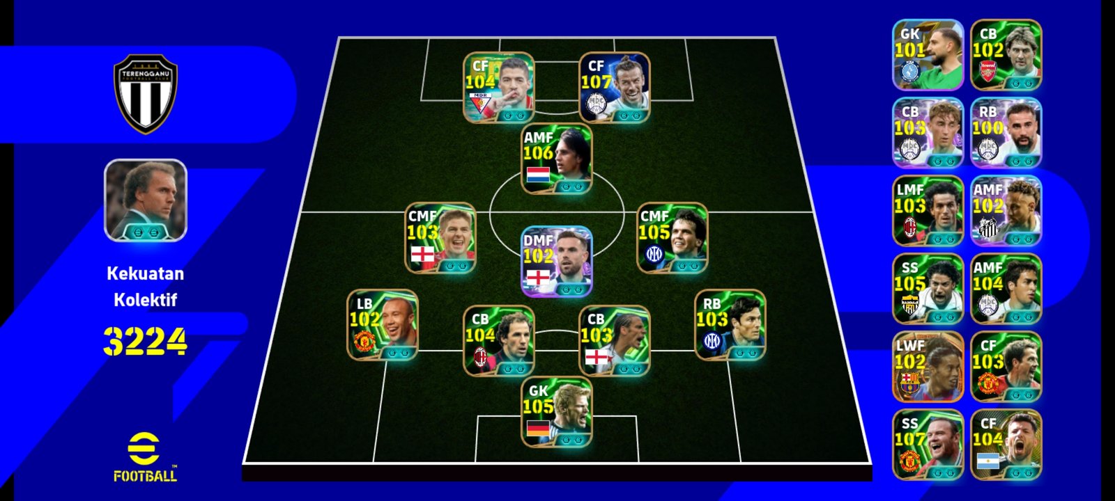 Gareth bale ft Del Piero, Cruyff, Rooney dkk