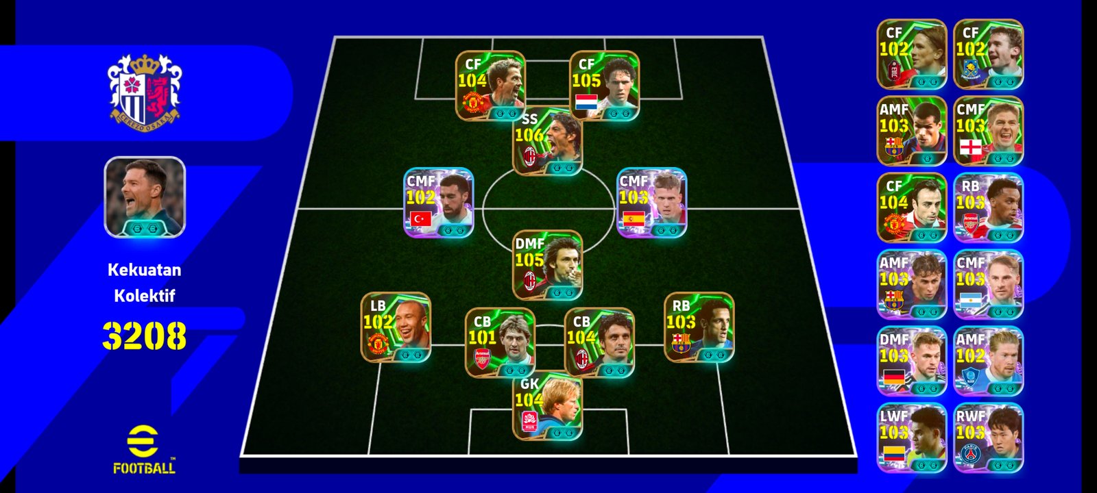 RUI COSTA, PIRLO, ODDO MERATA