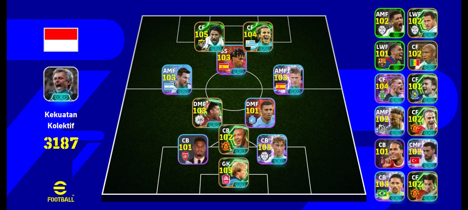 akun efootbal blitz del piero